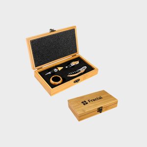 Set para Vino Bamboo